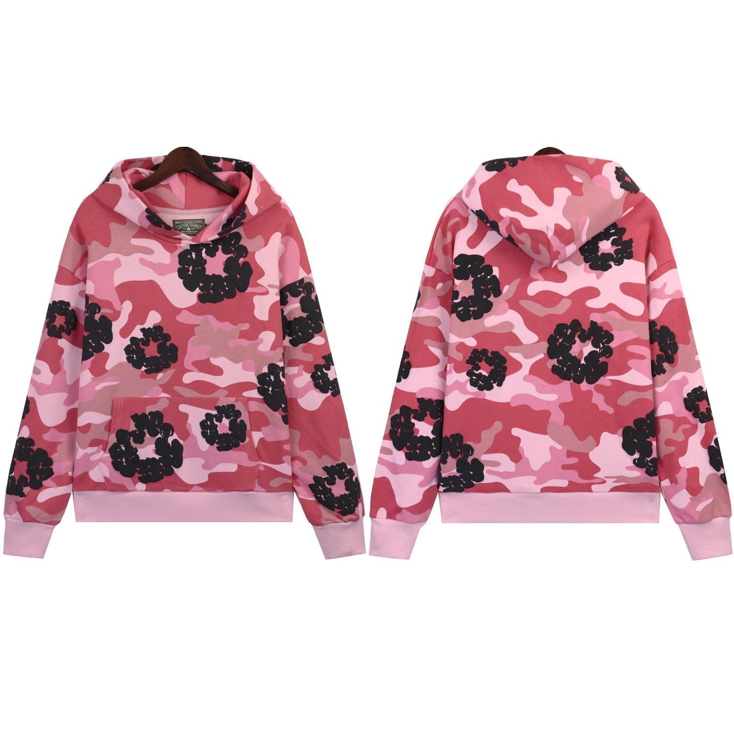 Denim Tears Cotton Wreath Camouflage Hoodie DENIM TEARS
