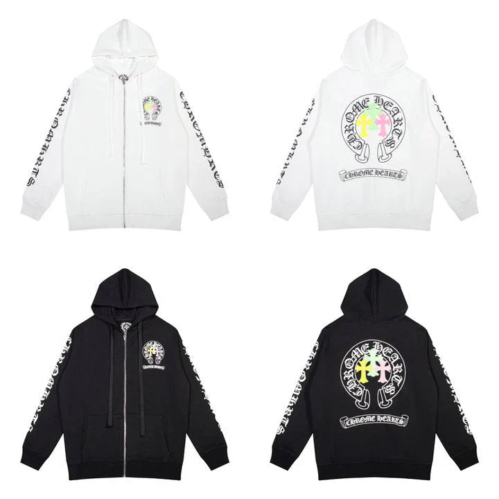 Chrome Hearts Zip Up Hoodie K5012 Chrome Hearts
