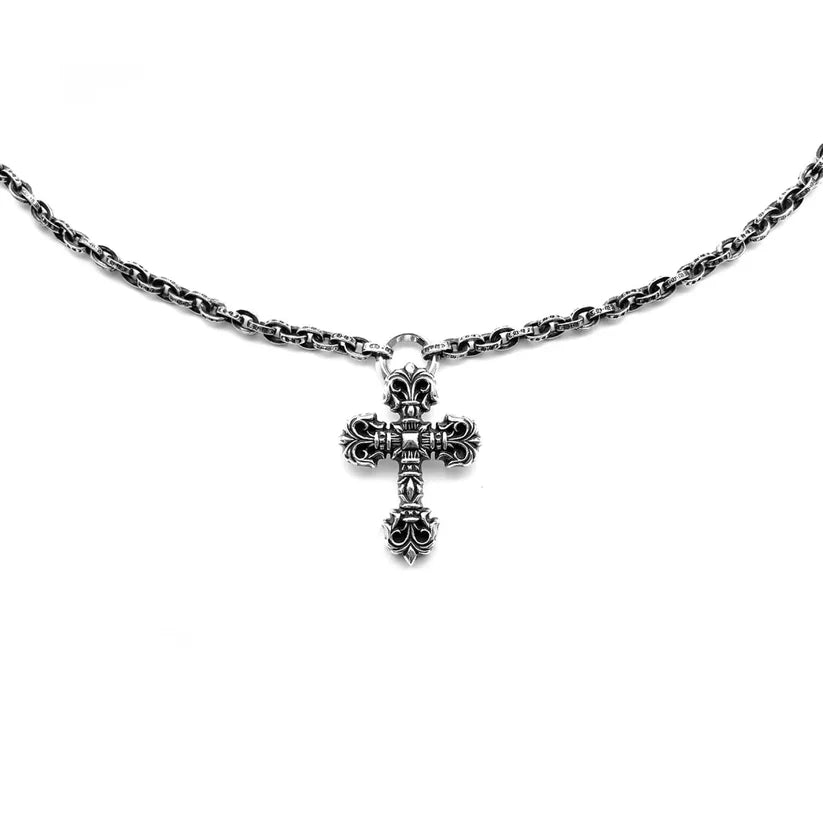 Chrome Hearts Paperchain Necklace With Dagger Pendant CH-Chrome Hearts