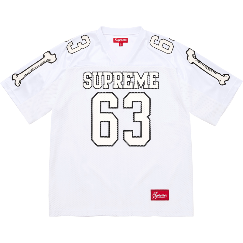 Supreme 25SS Bones Football Jersey Tee