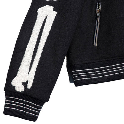 AMIRI thickened loose bomber baseball jacket black AMIRI