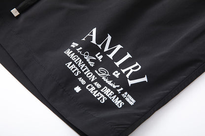 AMIRI Letter Logo Print Short AMIRI