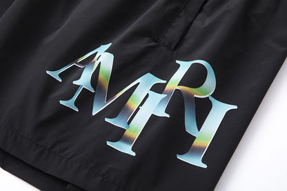 AMIRI Letter Logo Print Short AMIRI