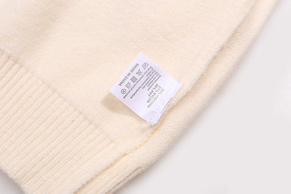 AMIRI Cotton V-Neck Bones Cardigan Sweater Apricot AMIRI