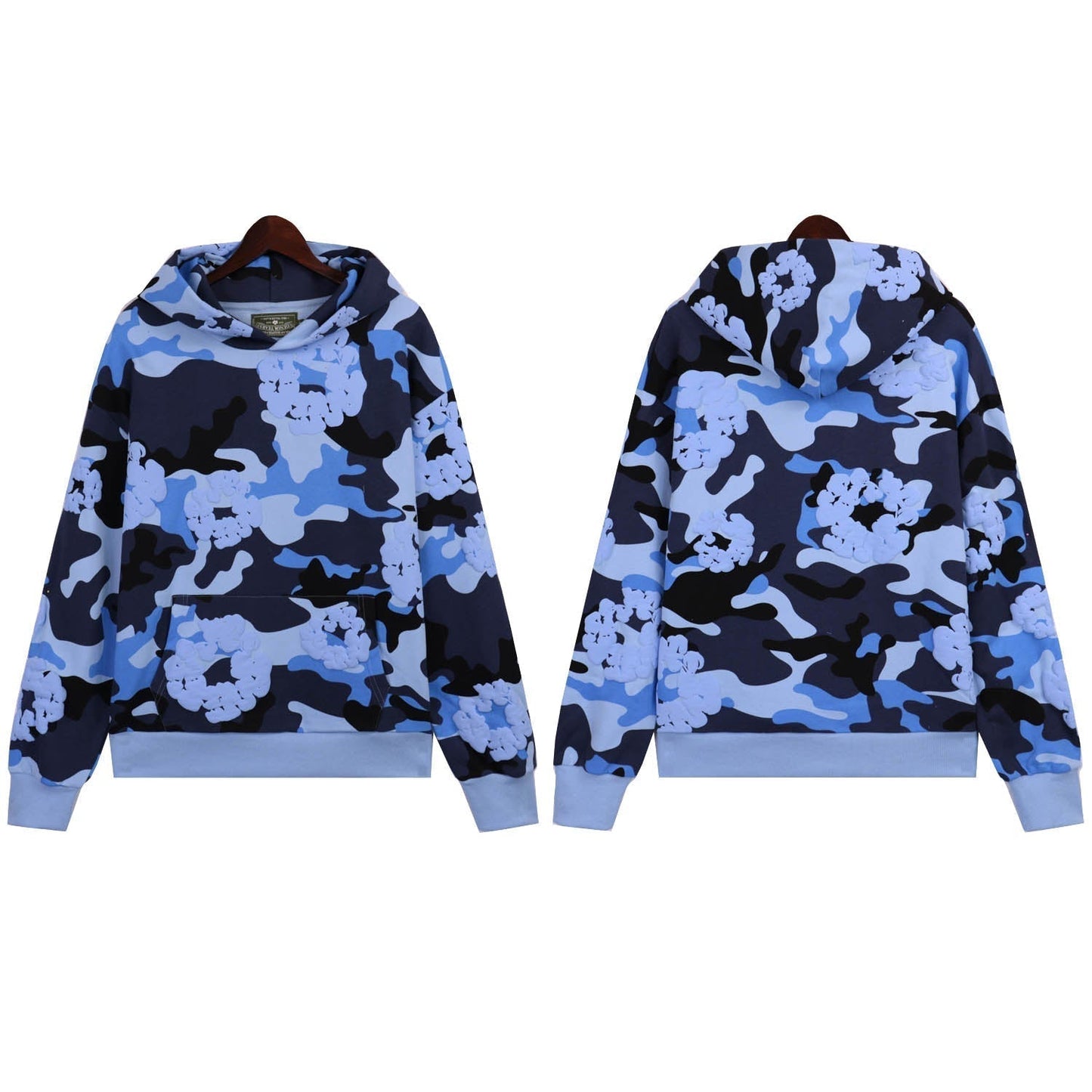 Denim Tears Cotton Wreath Camouflage Hoodie DENIM TEARS