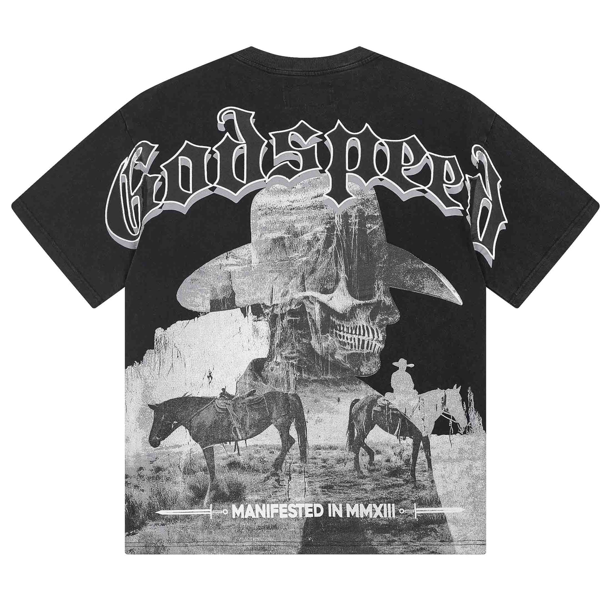 GODSPEED Skeleton Cowboy T-shirt Godspeed