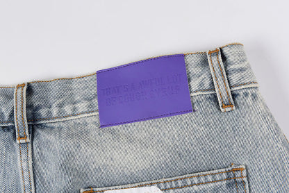 Cough Syrup Denim Shorts