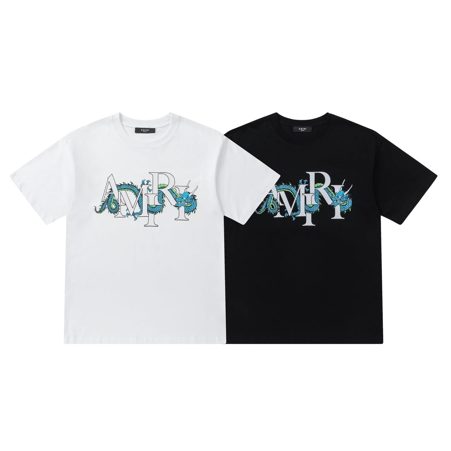 AMIRI CNY Dragon Logo Printed Cotton T-Shirt AMIRI