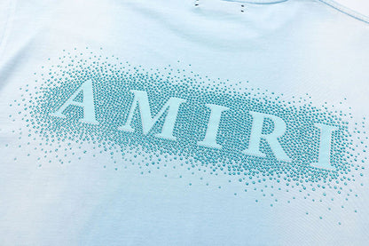 AMIRI Alphabet star embellished glitter print T-shirts AMIRI