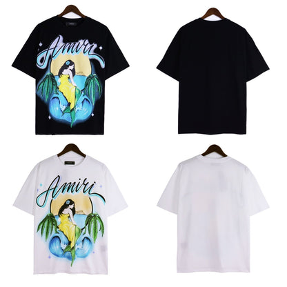 AMIRI Mermaid short-sleeved cotton T-Shirt AMIRI