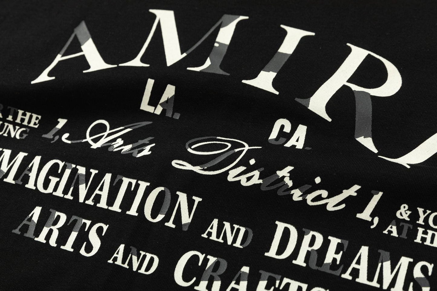 AMlRl Men's Distressed Arts District T-Shirt AMIRI