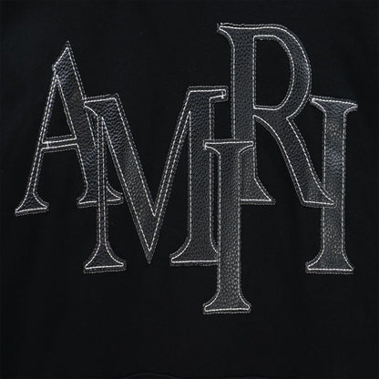 AMlRl logo-applique cotton Hoodies AMIRI