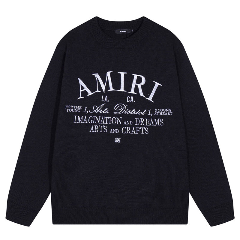 AMlRl Logo Knitted Sweater AMIRI