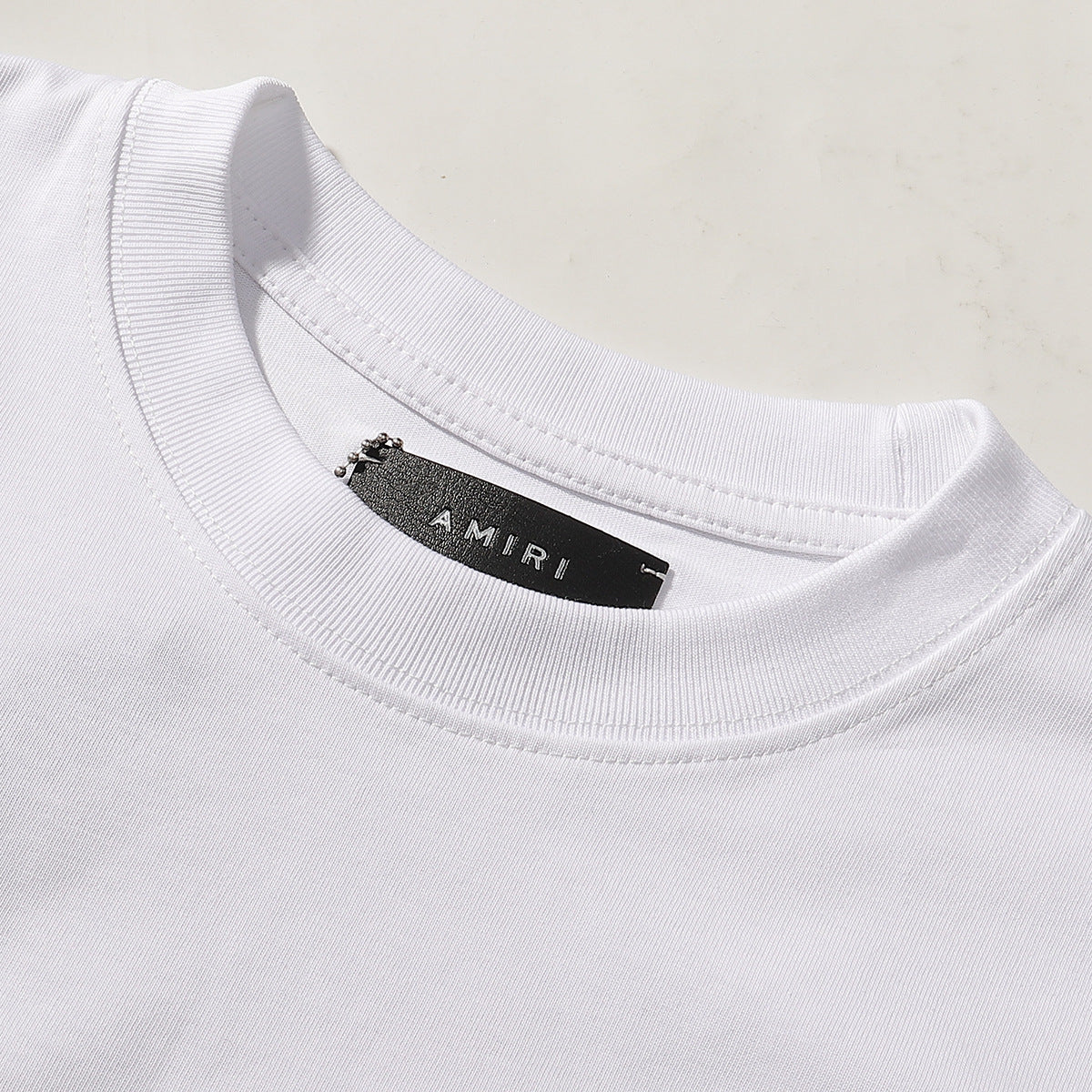 AMIRI Logo crystal-embellished cotton T-shirt AMIRI