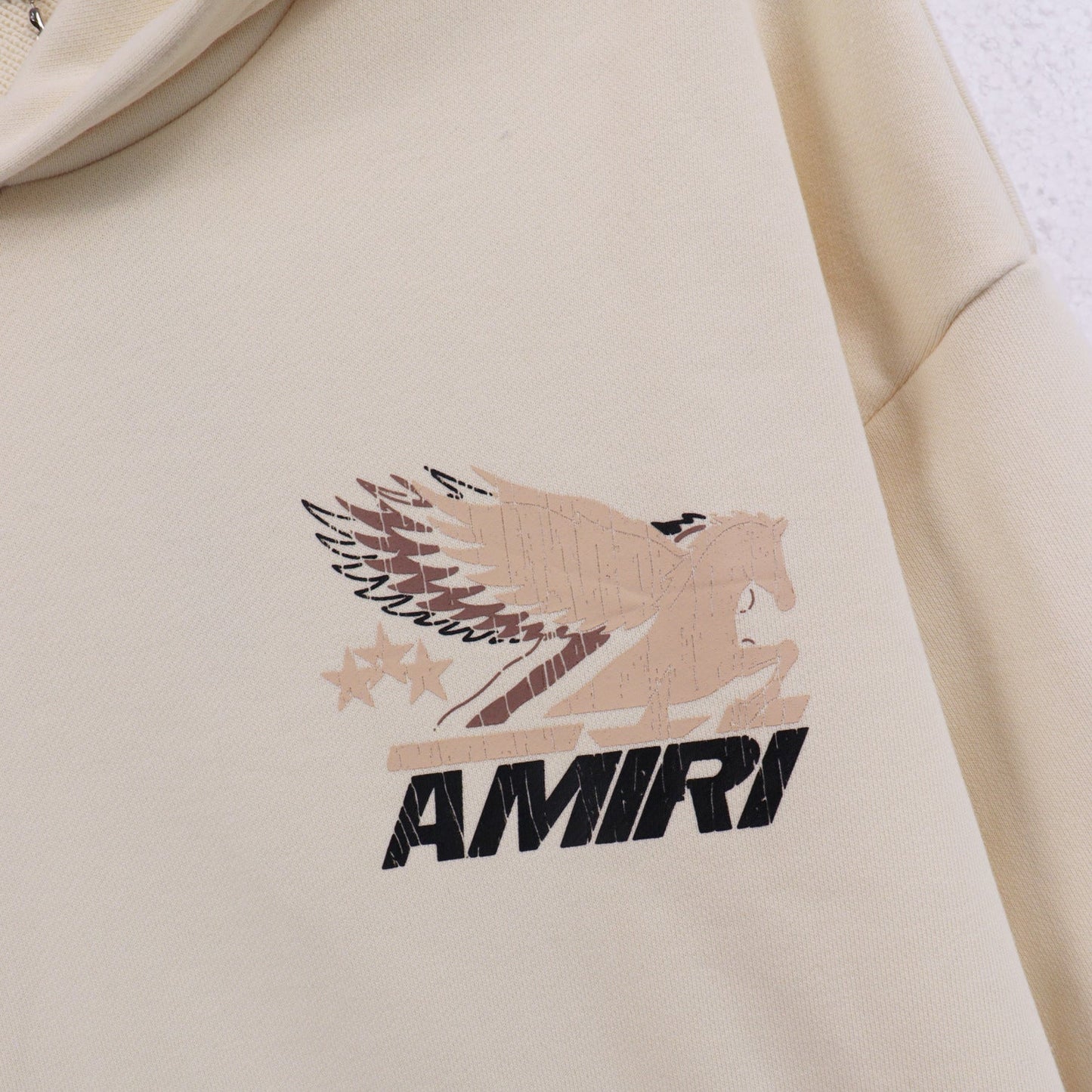 AMlRI Eagle Graphic-Print Cotton-Jersey Hoodies AMIRI