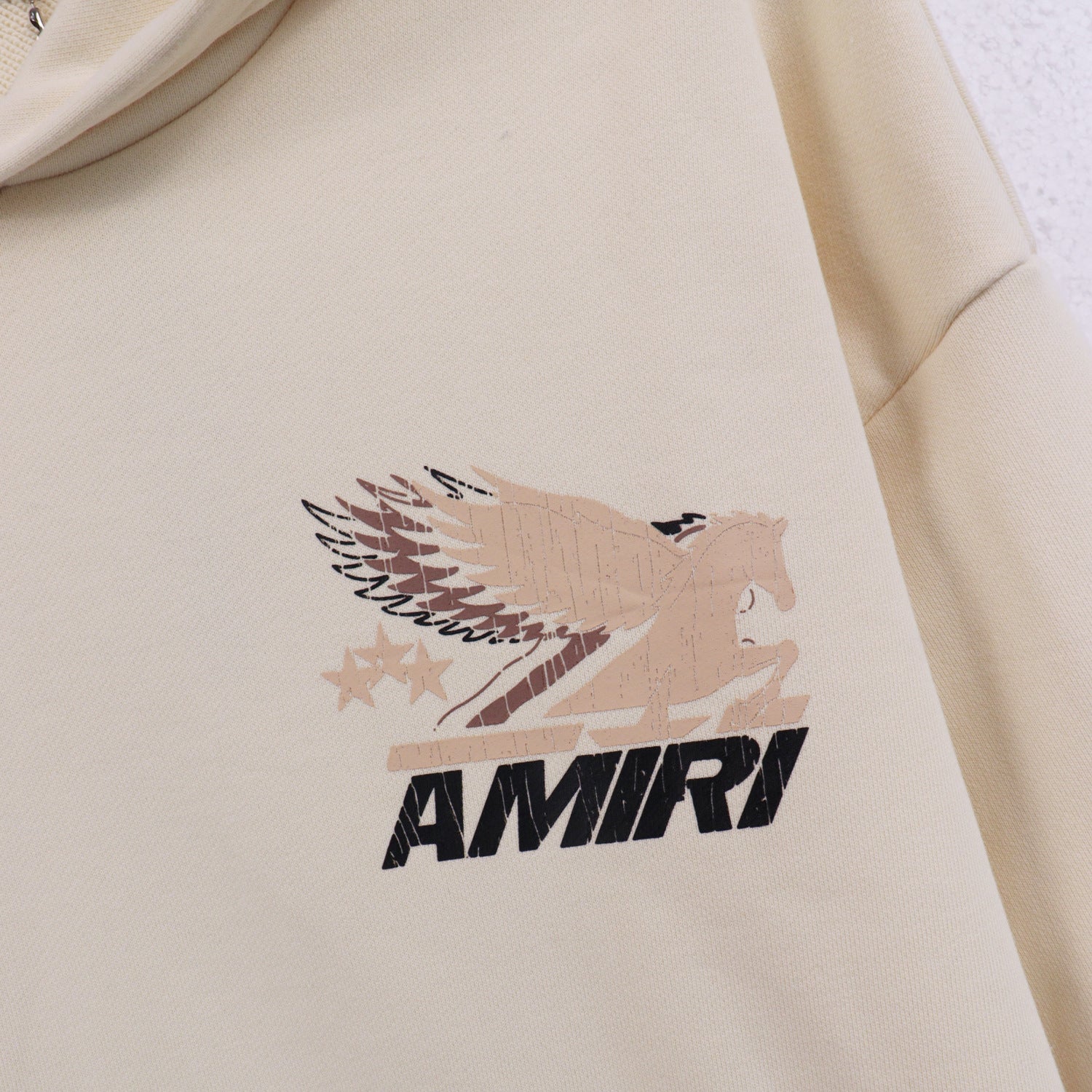 AMlRI Eagle Graphic-Print Cotton-Jersey Hoodies AMIRI