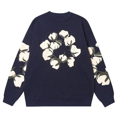 Denim Tears Kapok Pattern Printed Sweatshirts DENIM TEARS