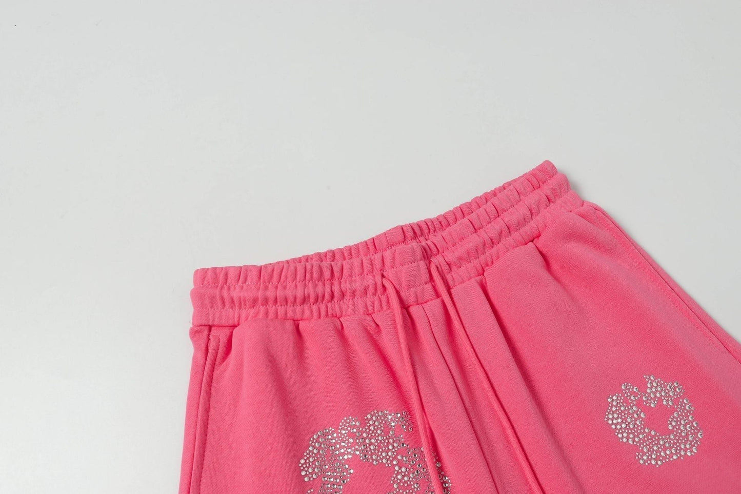 Denim Tears Cashmere Swarovski Cotton Wreath Shorts DENIM TEARS