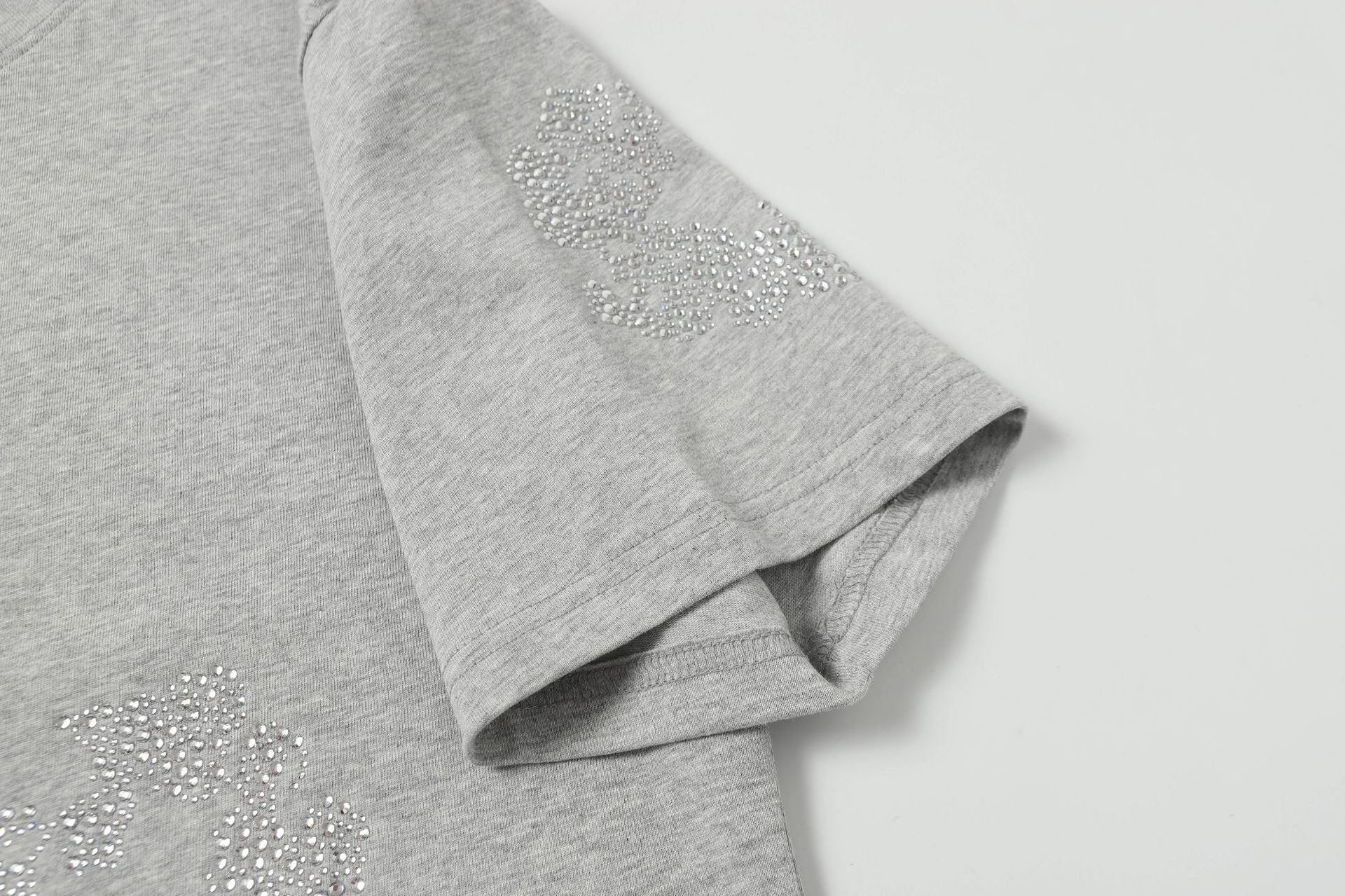 Denim Tears Cashmere Swarovski Cotton Wreath T-Shirts DENIM TEARS