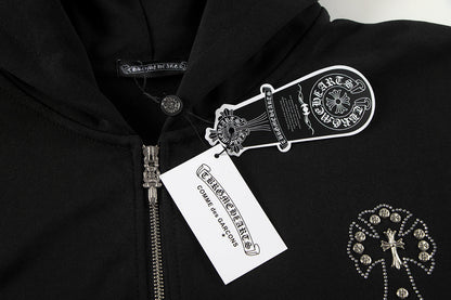 Chrome Hearts New Zip Up Hoodie -TQ02 Chrome Hearts