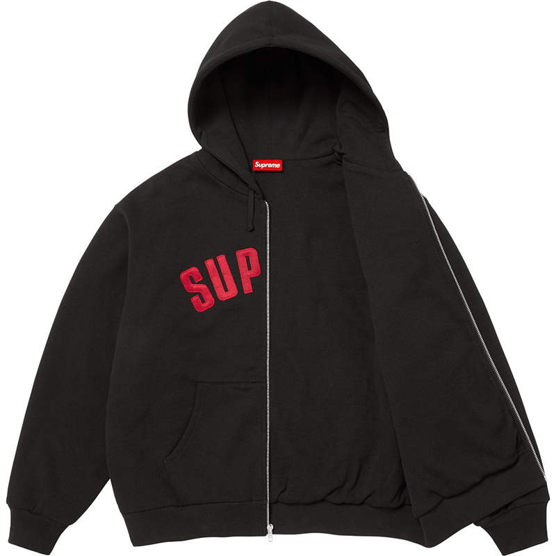 Supreme 25FW Arc Thermal Lined Zip Up Hoodie