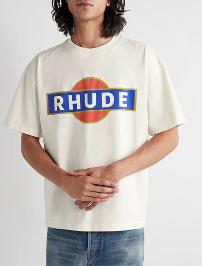 RHUDE Vintage Racer logo T-Shirt RHUDE