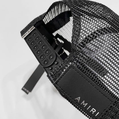 AMIRI LOGO TRUCKER CAPS AMIRI