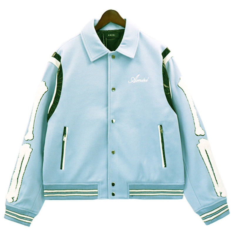 AMIRI letter logo print bone patch jacket AMIRI