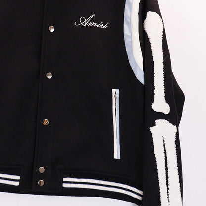 AMIRI letter logo print bone patch jacket AMIRI