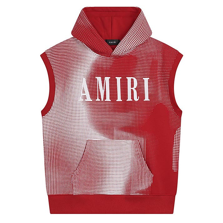 AMIRI Flock Hooded Sleeveless Sweatshirt AMIRI