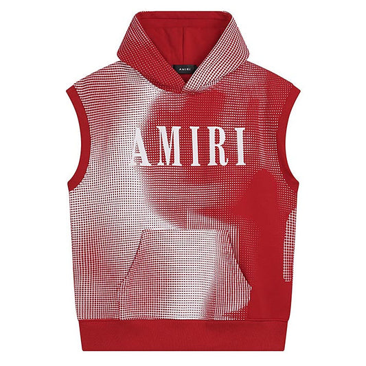 AMIRI Flock Hooded Sleeveless Sweatshirt AMIRI