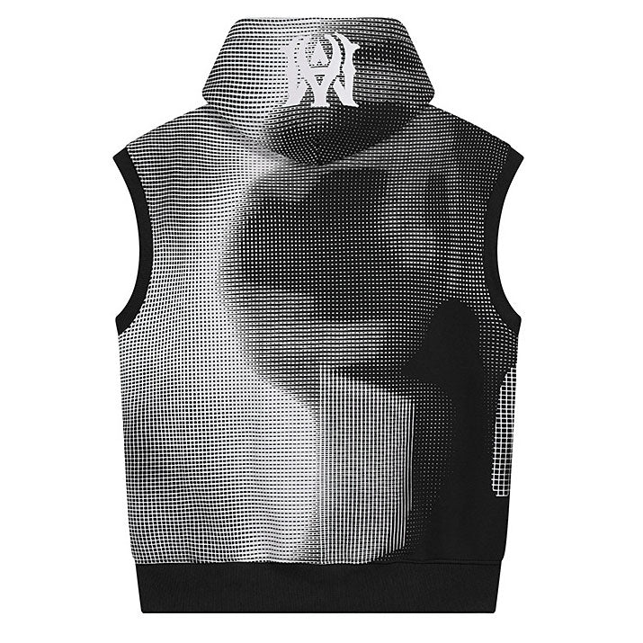 AMIRI Flock Hooded Sleeveless Sweatshirt AMIRI