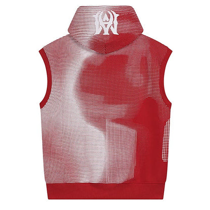 AMIRI Flock Hooded Sleeveless Sweatshirt AMIRI