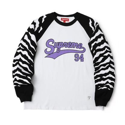Supreme Tiger Raglan Long Sleeve Tee