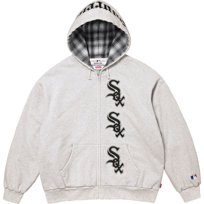 Supreme x Chicago White Sox Zip Up Hooded Sweatshirt