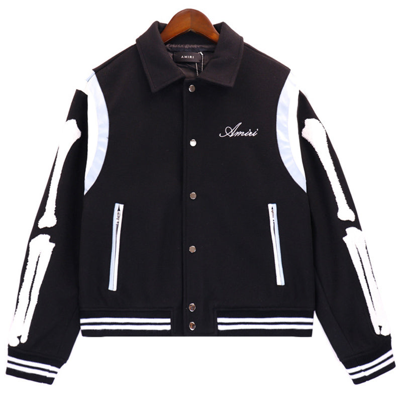 AMIRI letter logo print bone patch jacket AMIRI
