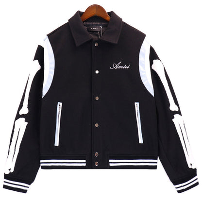 AMIRI letter logo print bone patch jacket AMIRI