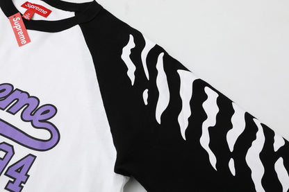 Supreme Tiger Raglan Long Sleeve Tee