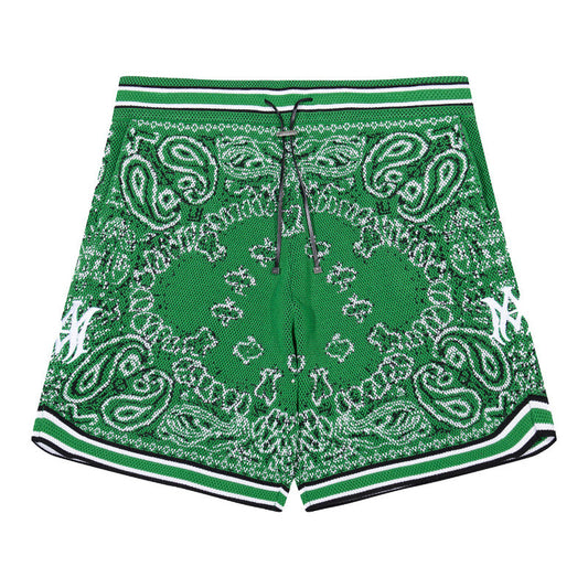 AMIRI Bandana Print B-Ball Drawstring Shorts AMIRI
