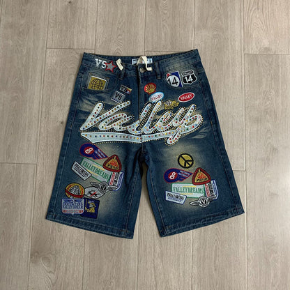 VALLEY Vale Forever 1980's Carpenter Denim Shorts