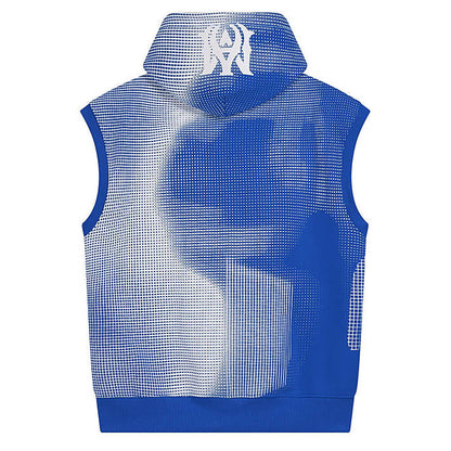AMIRI Flock Hooded Sleeveless Sweatshirt AMIRI