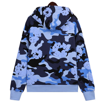 Denim Tears Cotton Wreath Camouflage Hoodie DENIM TEARS