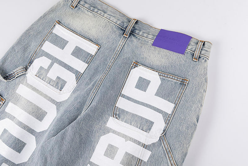 Cough Syrup Denim Shorts