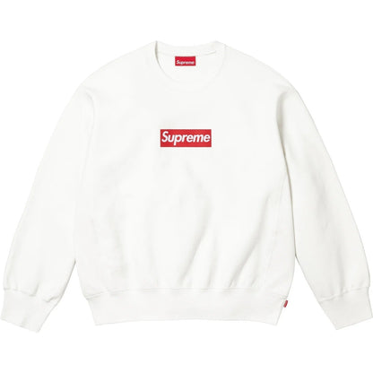 Supreme 25SS Washed Box Logo Crewneck Sweatshirts