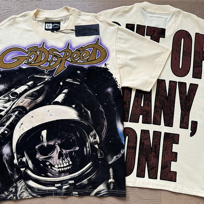 GODSPEED Skeleton Astronaut T-shirt Godspeed