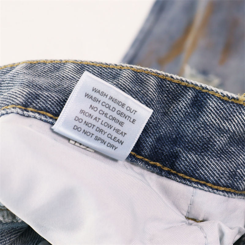 VALLEY Letter Jeans #8265
