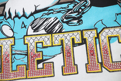 Rhinestone Pattern T-shirt